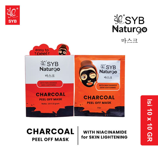 Syb Natur90 Charcoal Peel Off Mask | Box 10 x 10 gr