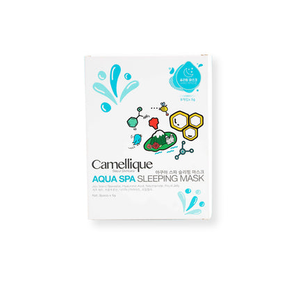 Camellique Masker Aqua Spa Hyaluronic Acid Sleeping Mask Korea 1 Box | 300gr