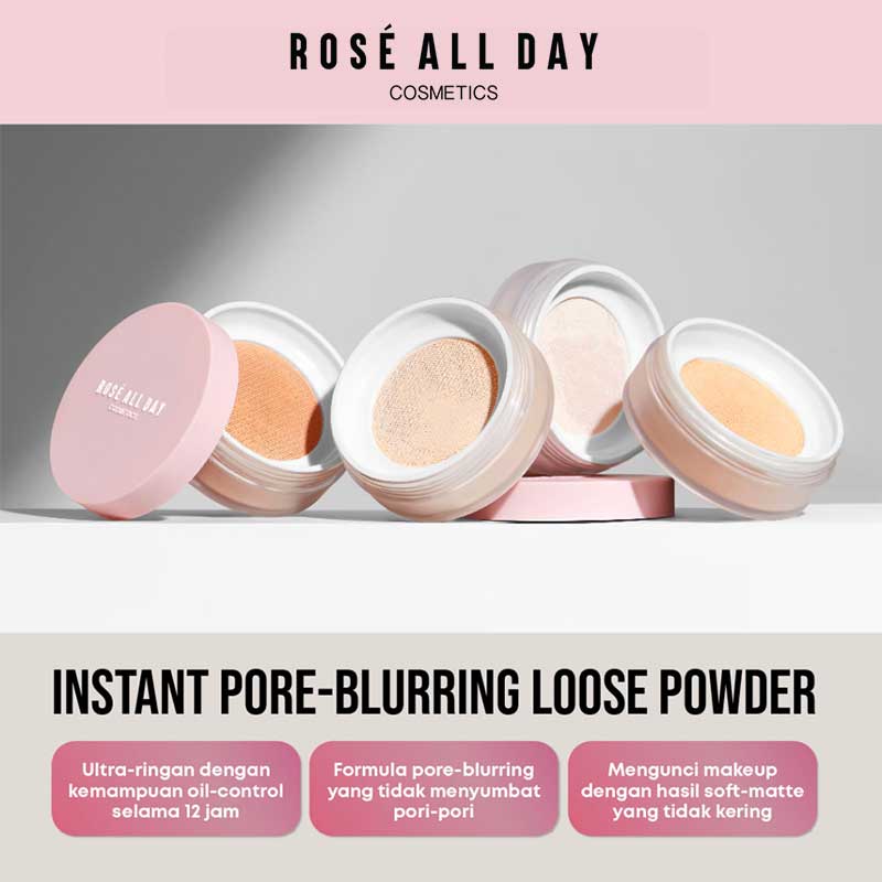 ROSE ALL DAY The Realest Lightweight Loose Powder - Translucent