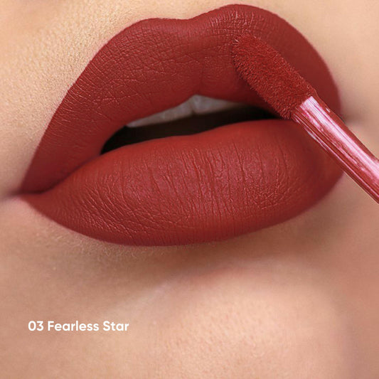 Mustika Ratu Beauty Queen Ultralucious Matte Lip Cream Fearless Star