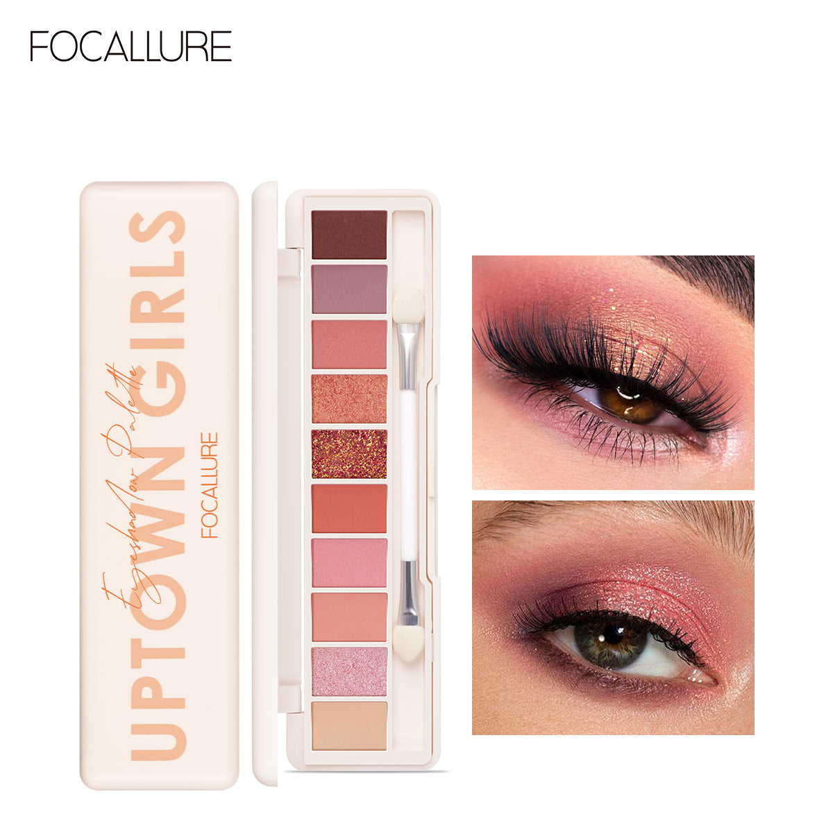 Focallure 10 Color Eyeshadow Palette FA158 #02