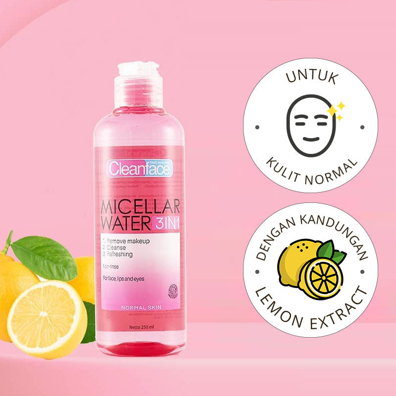 Clean Face Micellar Water 3In1 Normal Skin | 250 ml