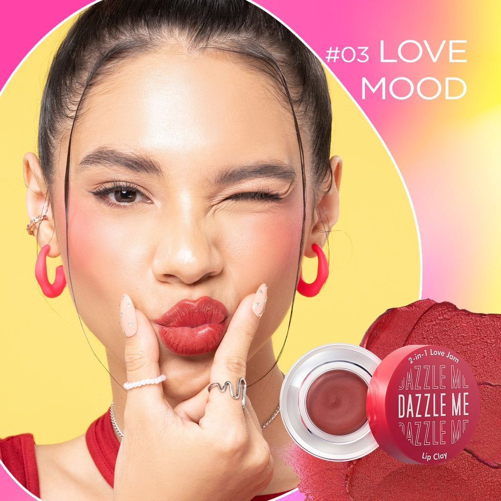 DAZZLE ME 2-in-1 Love Jam Lip Clay 03 Love Mood