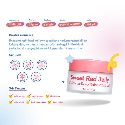 This is Your - Sweet Red Jelly - C-Booster Deep Moisturaizing Gel 30gr