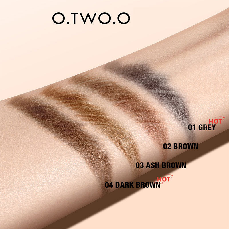 O.TWO.O Natural Soft Mist 3-in-1 Eyebrow Pencil 01 Grey