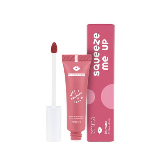 Emina Squeeze Me Up Lip Matte - 01 Have A Picnic | 6.5 gr