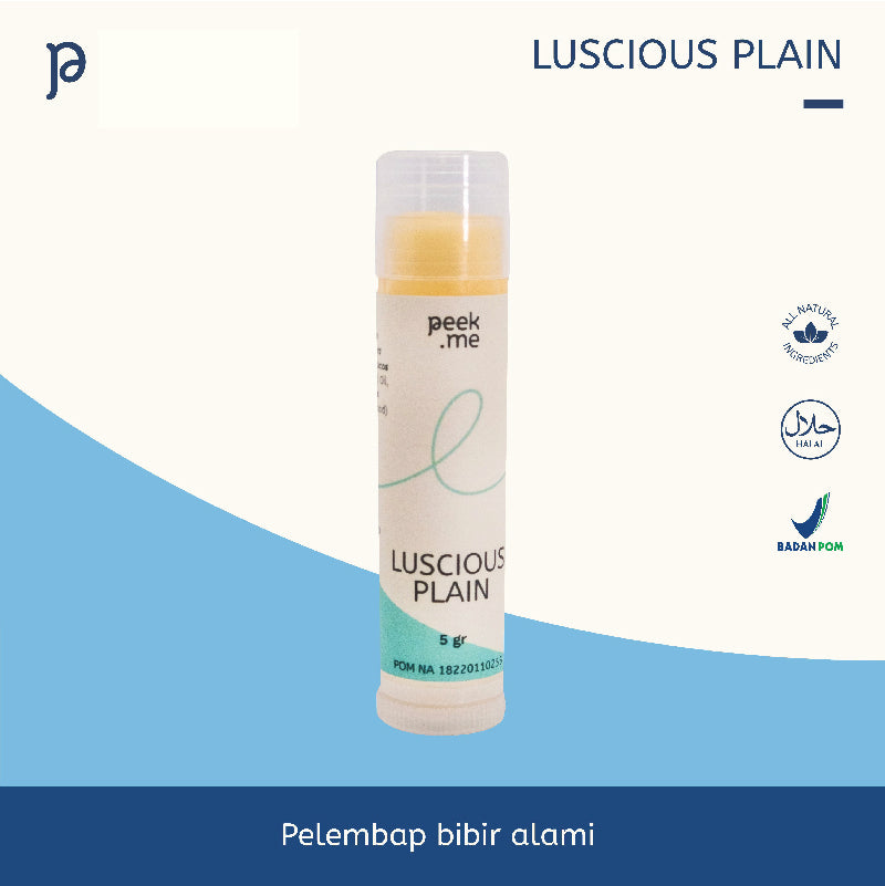 Peek Me Naturals Luscious Lipbalm Unscented | 5 g