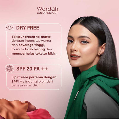 WARDAH Exclusive Matte Lip Cream 09 - Mauve On | 4 gr