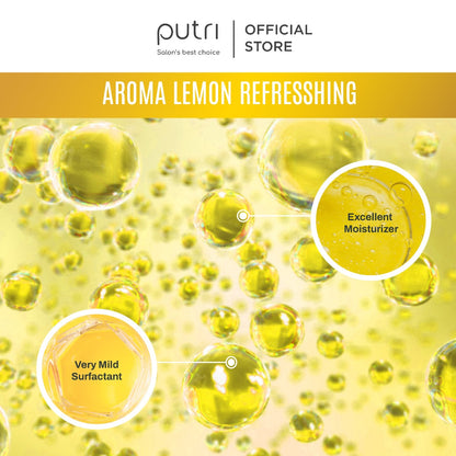 Putri Lemon Shampoo (Normal To Oily) With Fresh Lemon Fragrance 450ml