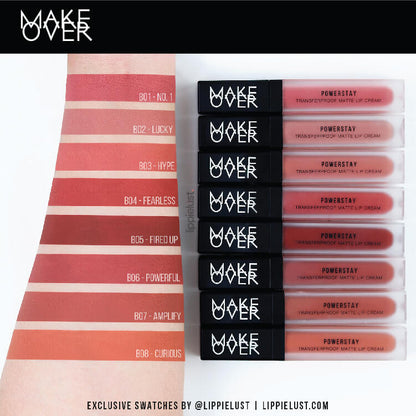 Make Over Powerstay Transferproof Matte Lip Cream - B07 Amplify