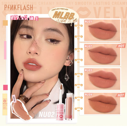 Pinkflash Silky Velvet Lip Cream PF-L04 NU01