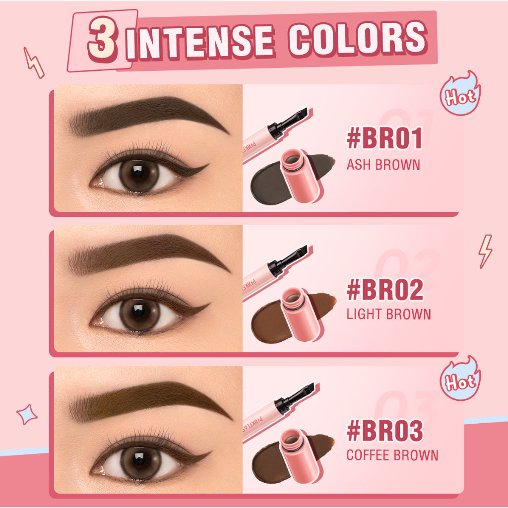 PINKFLASH SMUDGE PROOF BROW POMADE BR03