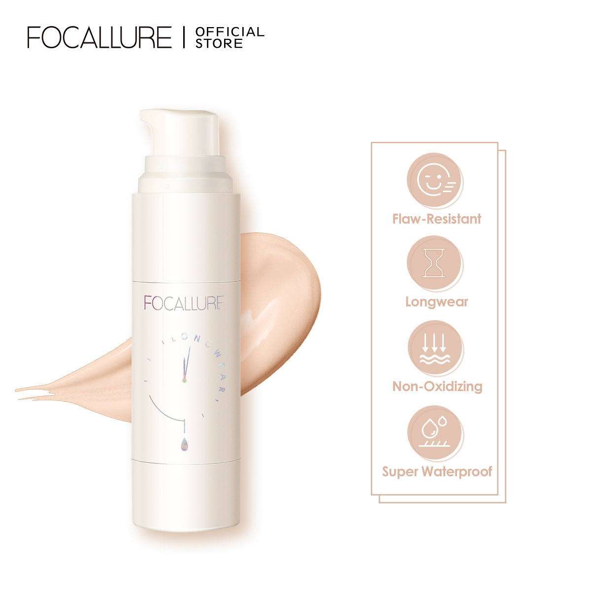 Focallure Flawless Longwear Foundation FA256 #201