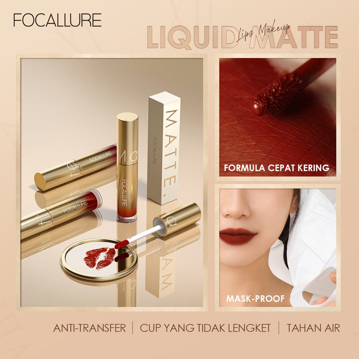 Focallure Ultra Matte Liquid Lipstick FA245 - P06