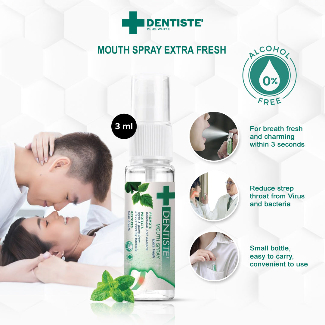 Dentiste Mouth Spray Extra Fresh - Semprotan Mulut 3ml