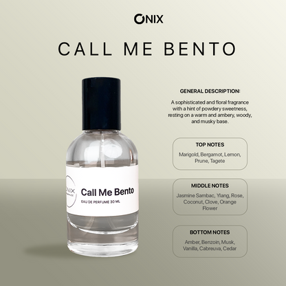 Onix Fragrance Call me BentoÂ | 30ml