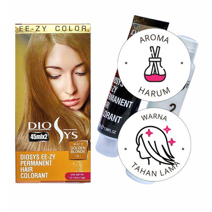 Diosys Hair Colour 10 Golden Blonde | 100 ml