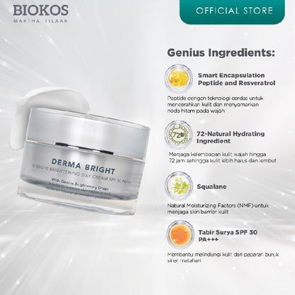 Biokos Derma Bright Intensive Brightening Day Cream SPF 30 PA+++ | 30 ml