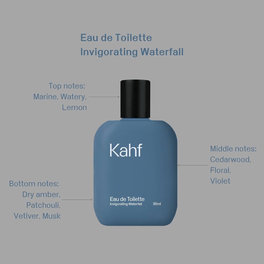 Kahf Invigorating Waterfall Eau De Toilette | 35 ml