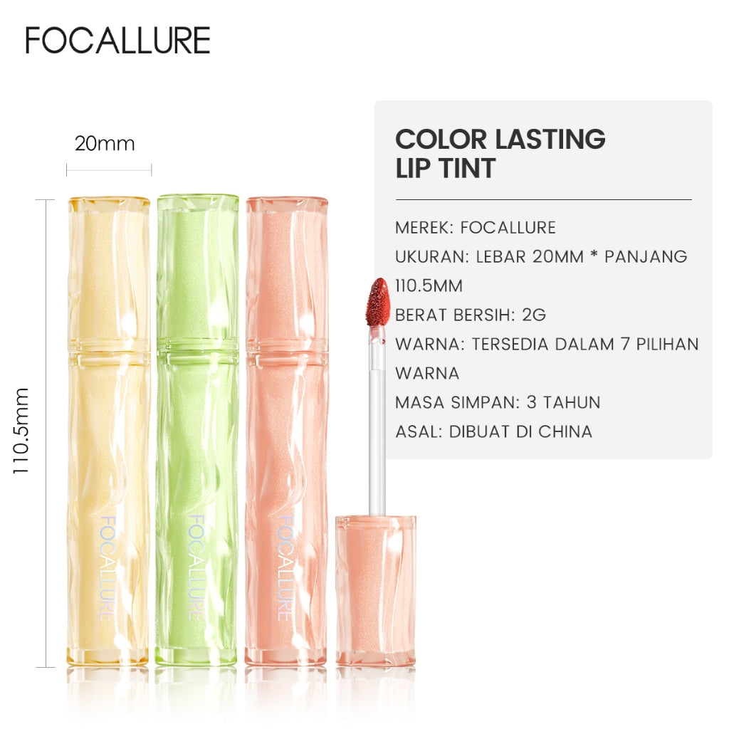 FOCALLURE COLOR LASTING LIP TINT NU01