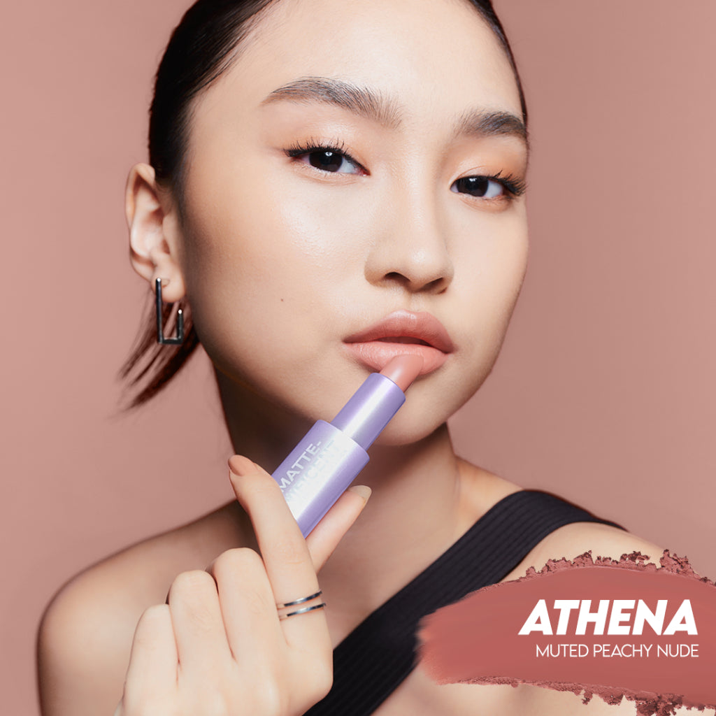 LUXCRIME Matte- Nificent Power Stain Lipstick - Athena