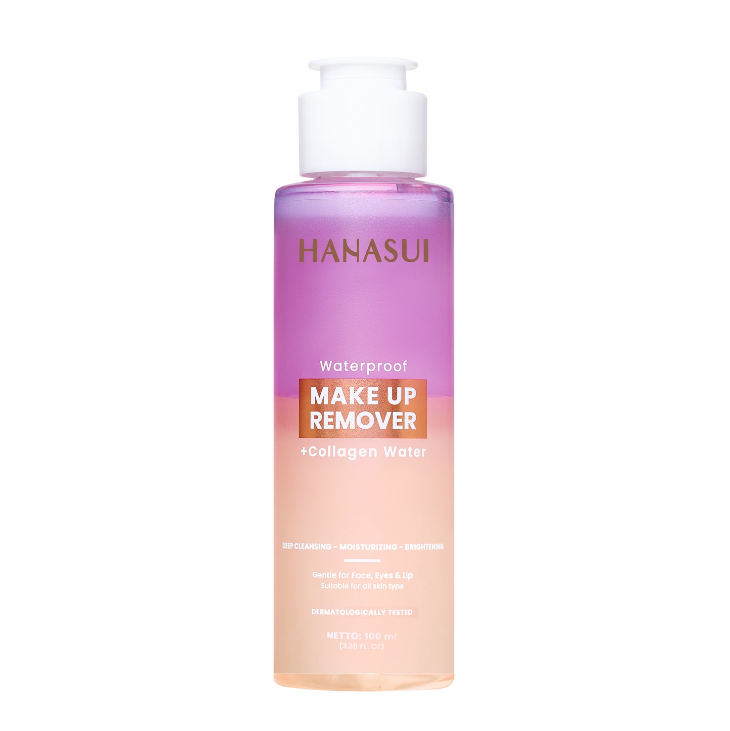 Hanasui Waterproof Make Up Remover + Collagen Water | 100 ml