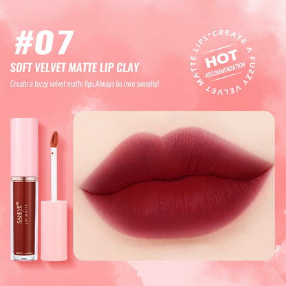 SANIYE Lip Matte Fashion Lady Non-stick Lip Gloss L1180 #07