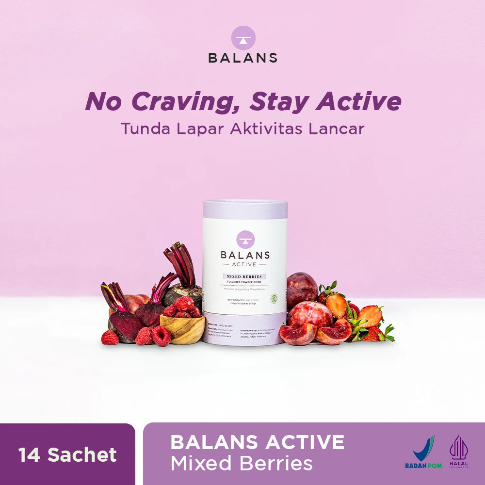 Balans Active Mixed Berries Fiber & Probiotics| 210 g