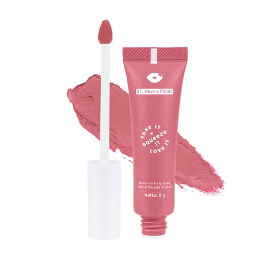 Emina Squeeze Me Up Lip Matte - 01 Have A Picnic | 6.5 gr