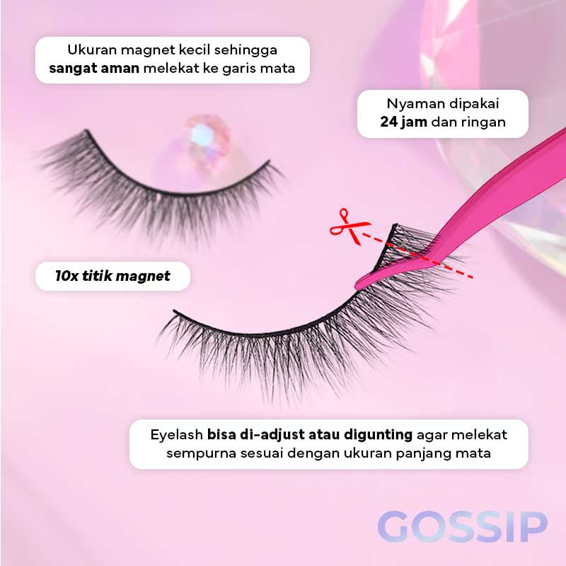 Yvenetic Magnetic Eyelash Gossip (Natural Series) 0.5g