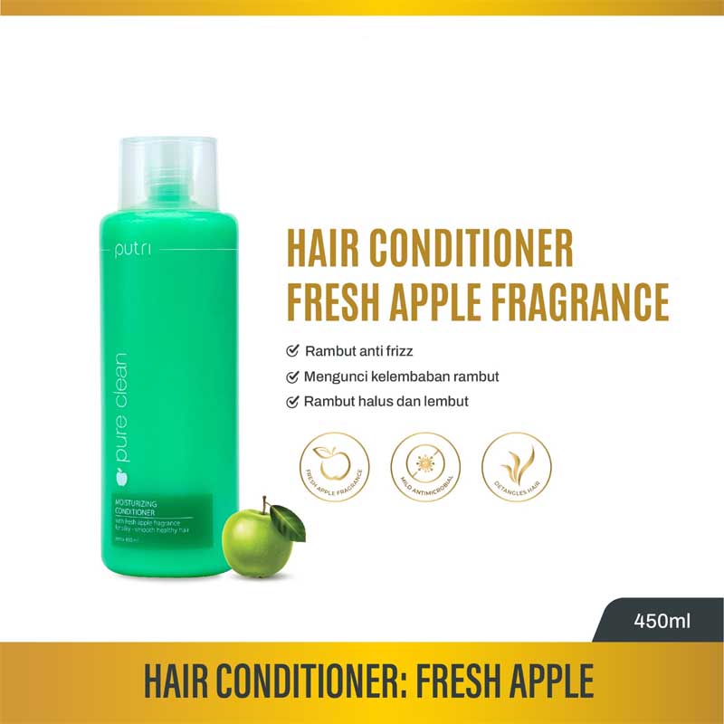 Putri Moisturizing Conditioner With Fresh Apple Fragrance 450ml