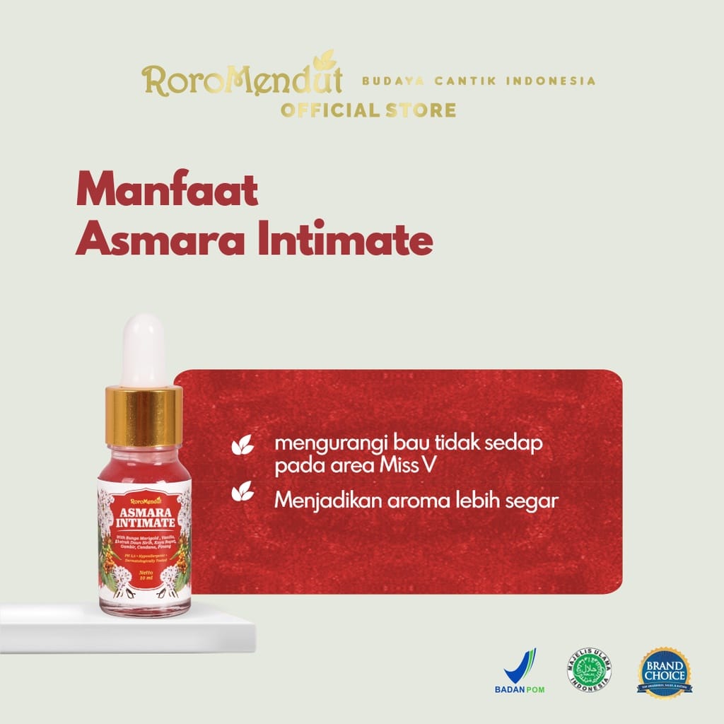 Roro Mendut Asmara Intimate Misk Thaharah Parfume Miss V | 50 g