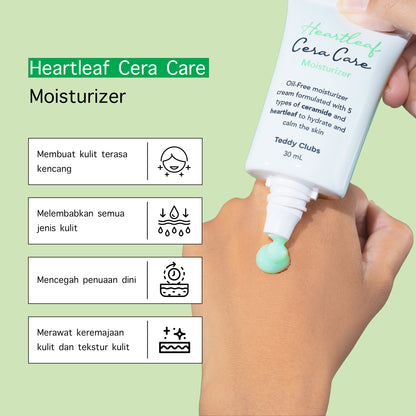 Teddy Clubs Heartleaf Cera Care Moisturizer | 30gr