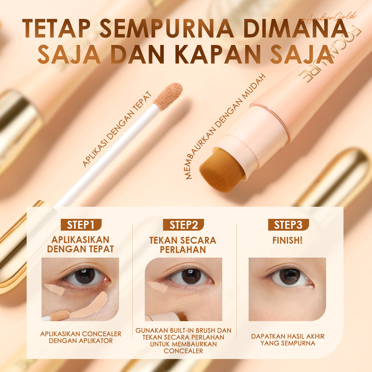 FOCALLURE SOFT MATTE COMPLETE CONCEALER FA230-01