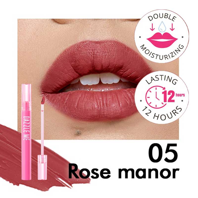 Dazzle Me Misty Matte Lip Cream 05 Rose Manor