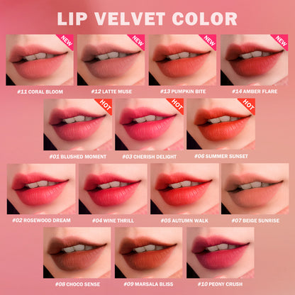 Barenbliss CHERRY MAKES CHEERFUL LIP VELVET 13 PUMPKIN BITE