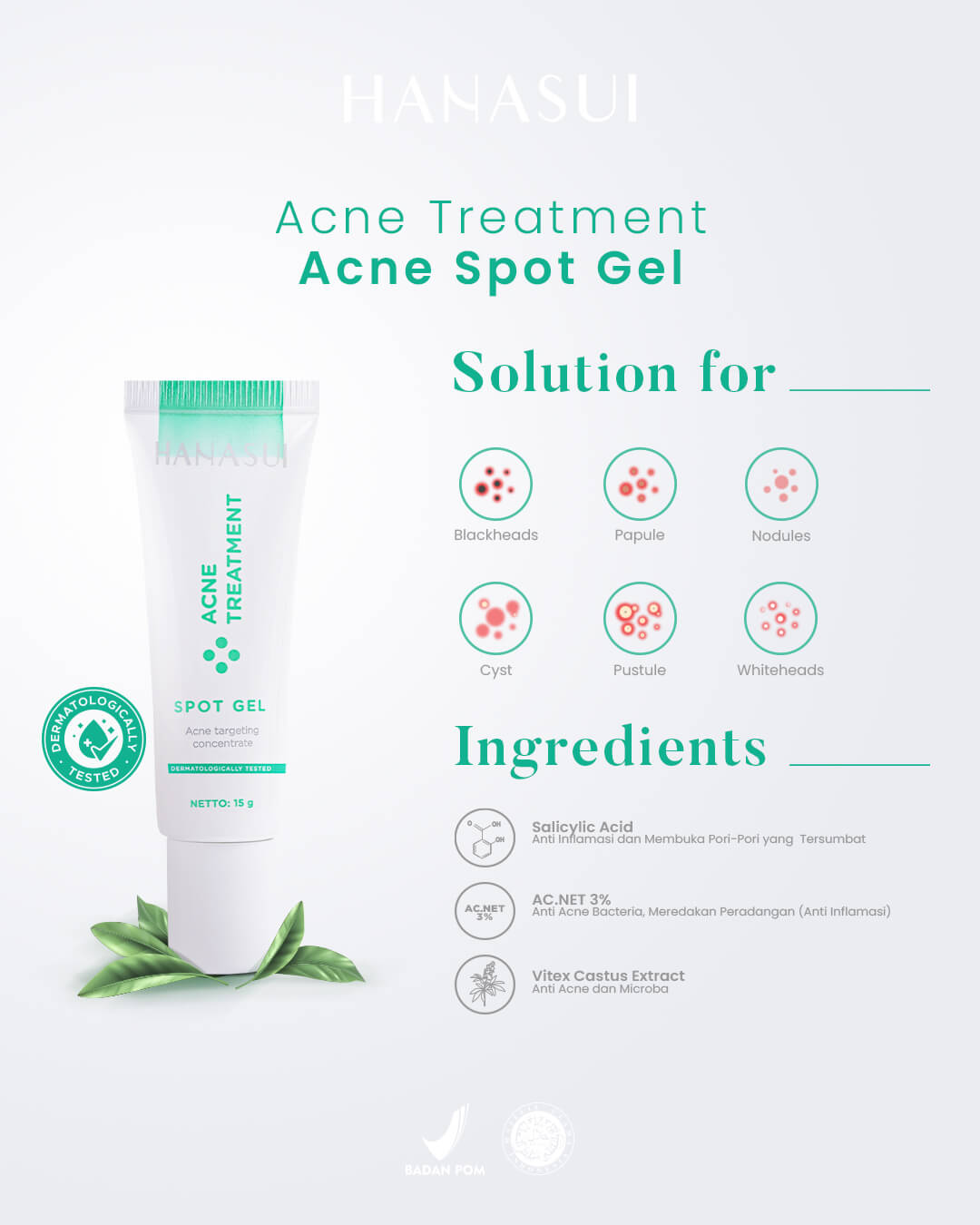 Hanasui Acne Treatment Gel Spot