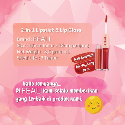 Feali Lipstick 2in1 - W09 | 3.5ml