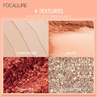 Focallure 10 Color Eyeshadow Palette FA158 #02