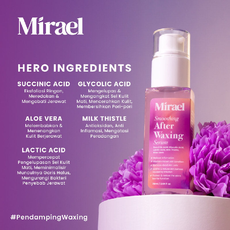 MIRAEL (Travel Size) Smoothing After Waxing Serum | 10 ml