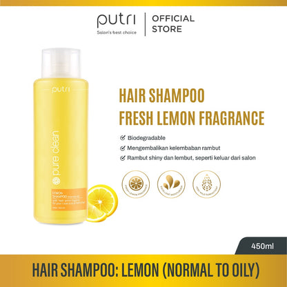 Putri Lemon Shampoo (Normal To Oily) With Fresh Lemon Fragrance 450ml