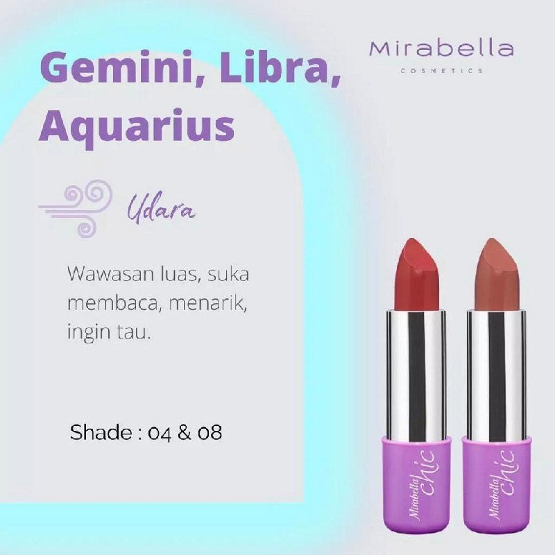 Mirabella Chic Colormoist Lipstick 04 | 3.6gr