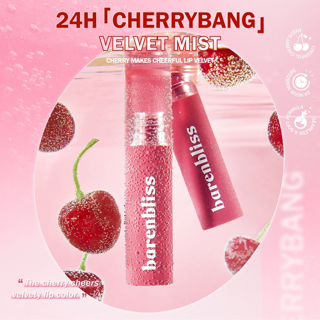 Barenbliss Cherry Makes Cheerful Lip Velvet - 08 Choco Sense