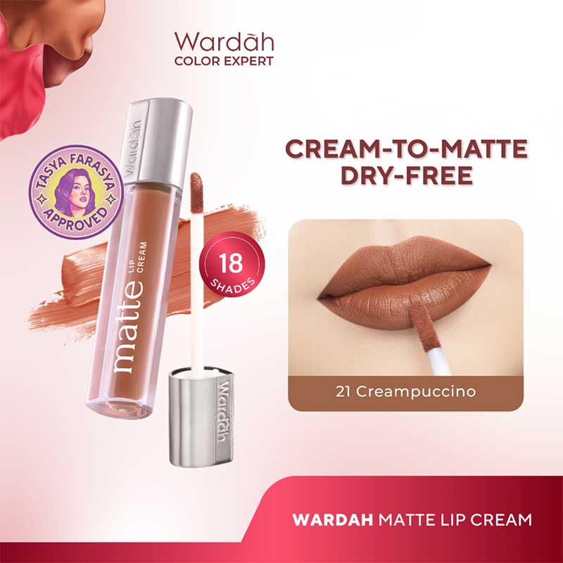 WARDAH Exclusive Matte Lip Cream 09 - Mauve On | 4 gr