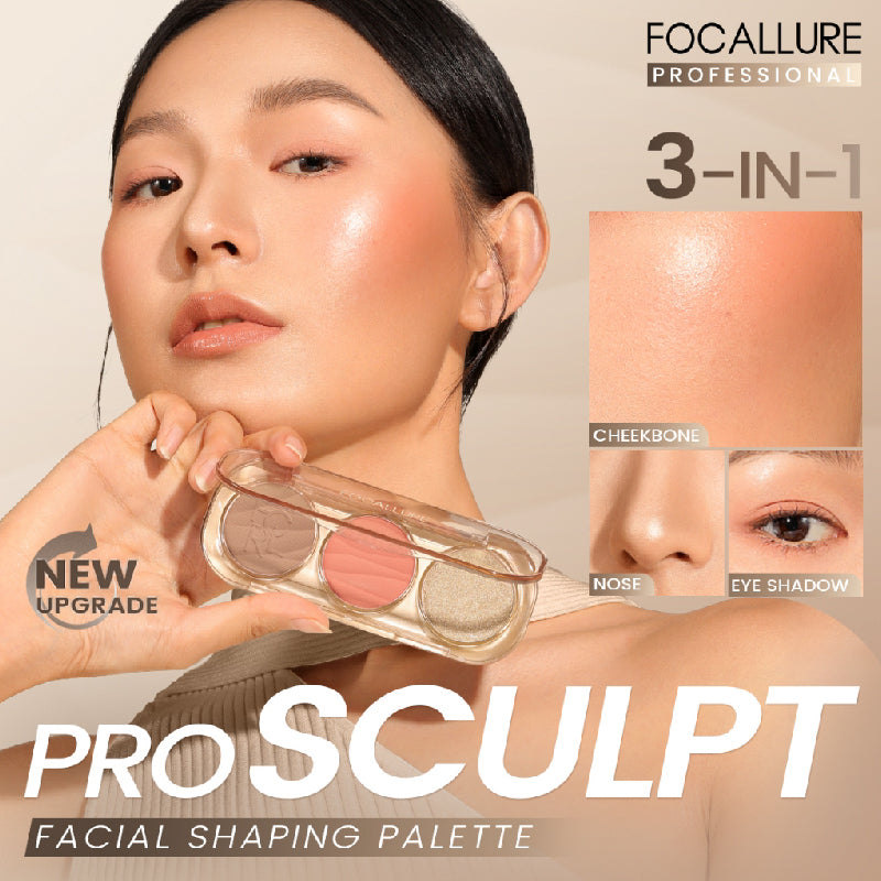 FOCALLURE 3 IN 1 PALETTE NU01