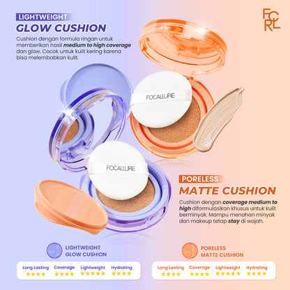 FOCALLURE Lightweight Glowing Cushion - N03 Biscuit