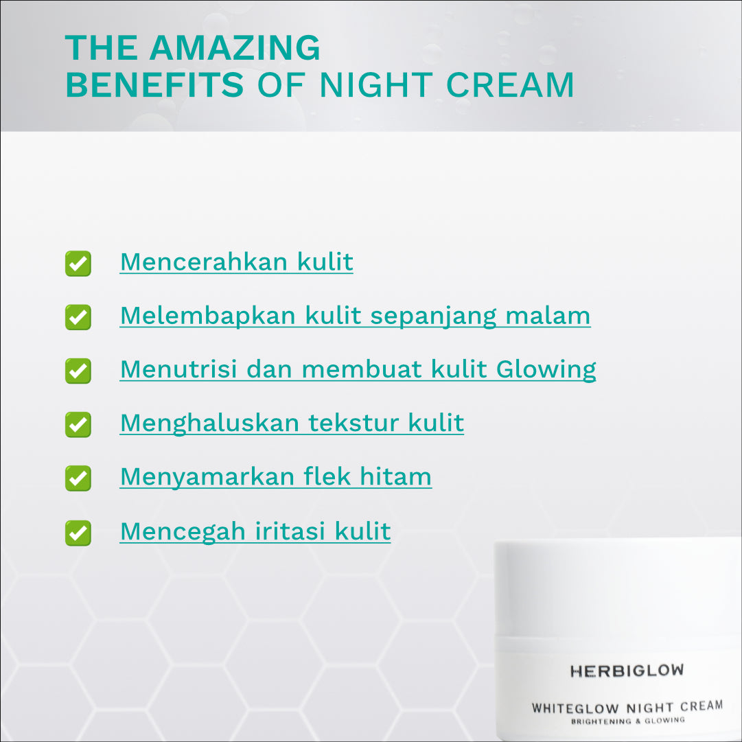 HERBIGLOW Whiteglow Night Cream 15gr