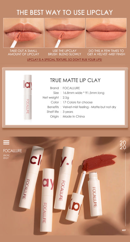 Focallure True Matte Liquid Lipstick FA179 #104