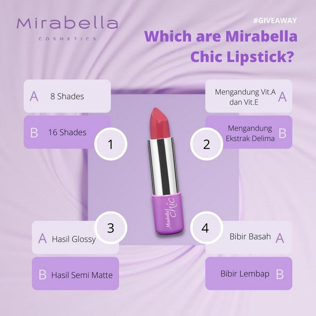 Mirabella Chic Colormoist Lipstick 05 | 3.6gr