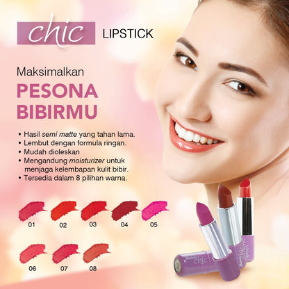 Mirabella Chic Colormoist Lipstick 05 | 3.6gr